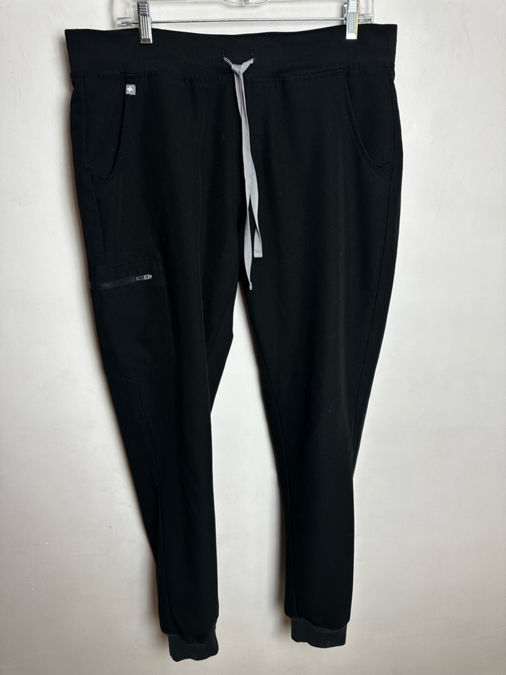 Figs Technical Collection Scrub Pants Women’s Large Tall Drawstring Black